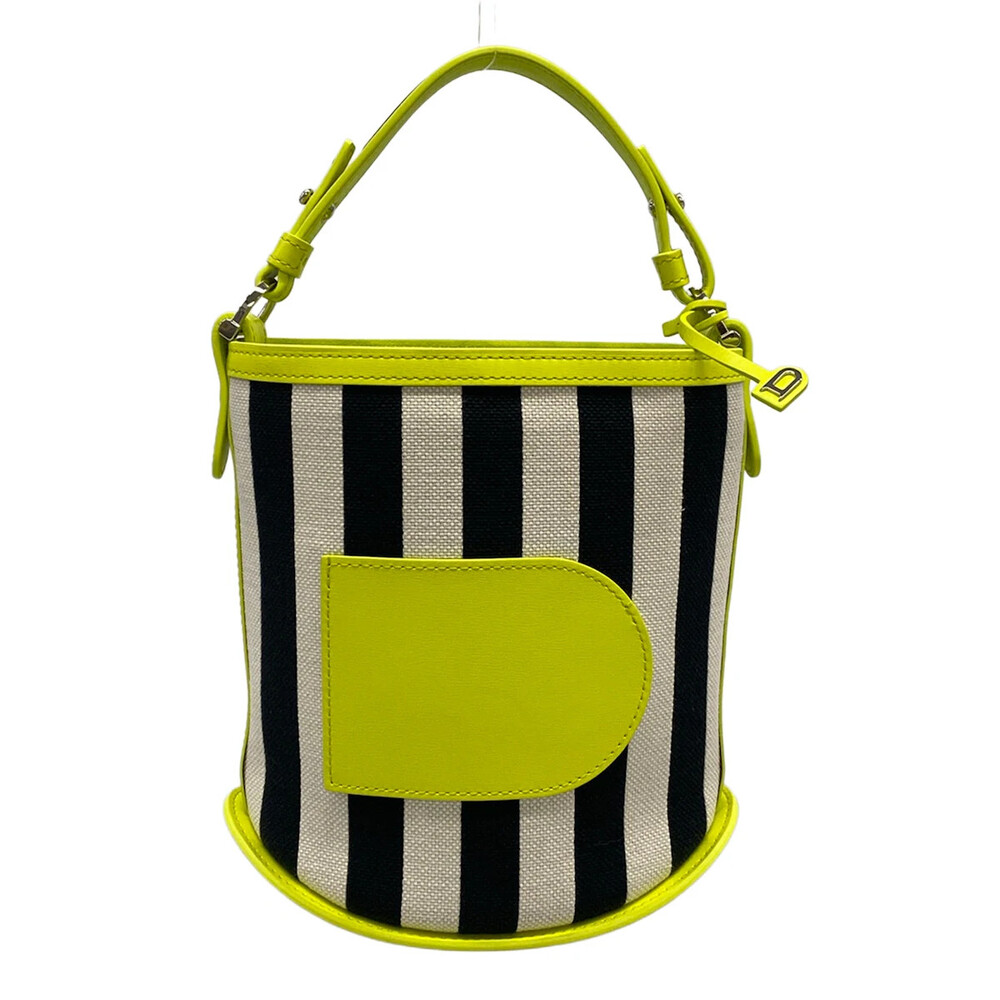 Delvaux Bread Mini Bucket Cream Black #372672D14B